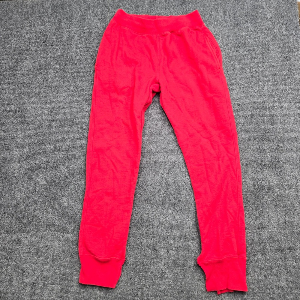 Vintage Champion Reverse Weave Red Sweatpants Joggers Mens Size Medium W28